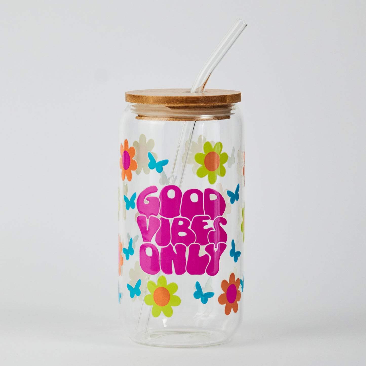 Good Vibes Only ♡ Canette en verre