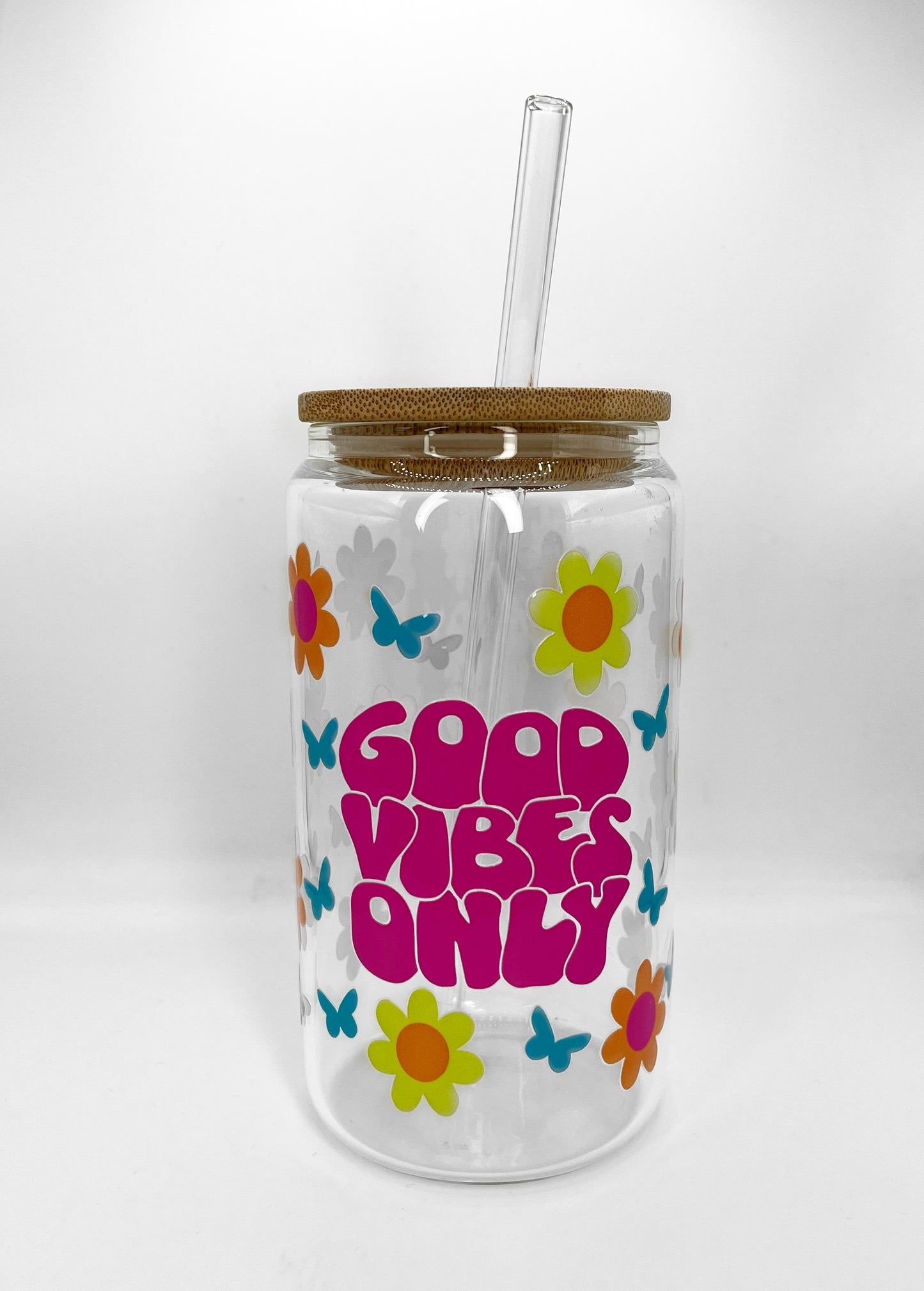 Good Vibes Only ♡ Canette en verre