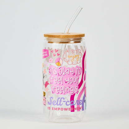 Santé mentale ♡ Canette en verre