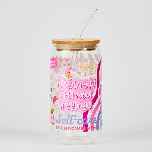 Santé mentale ♡ Canette en verre