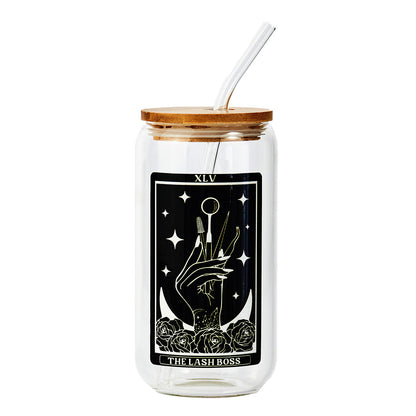 Lash Boss Tarot Card ♡ Glass Can