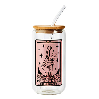 Lash Boss Tarot Card ♡ Glass Can